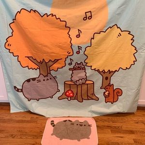 Pusheen Shower Curtain & Bath Mat